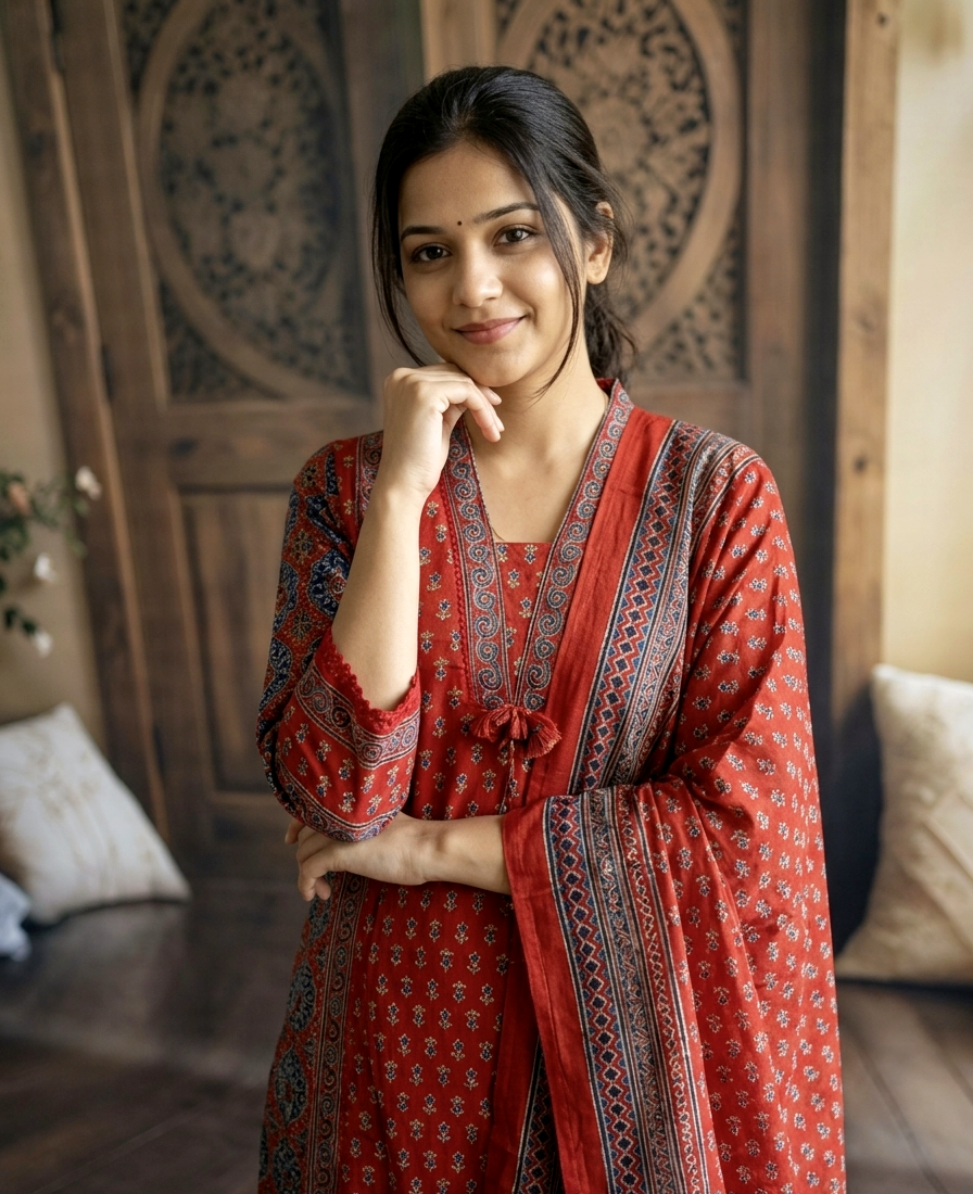 Premium Cotton Set [Rust Orange]